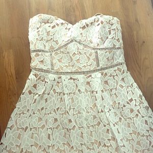 Lulu's White Cutout Dress