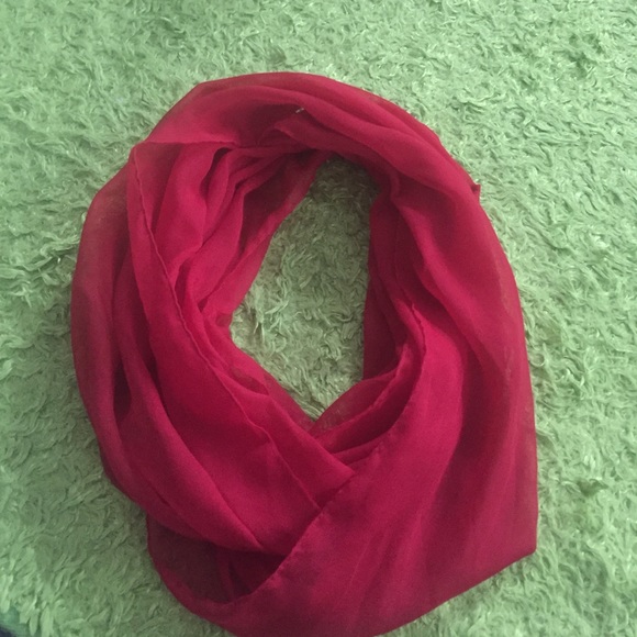 NWOT Red Infinity Scarf