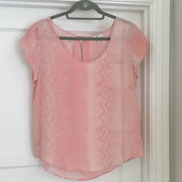 Joie silk short sleeve blouse