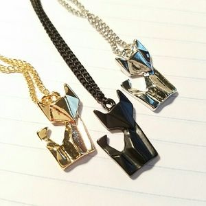 Not available! Fox Origami Necklaces