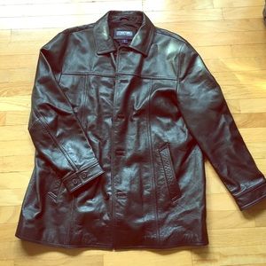 Men's XL leather jacket from Structure