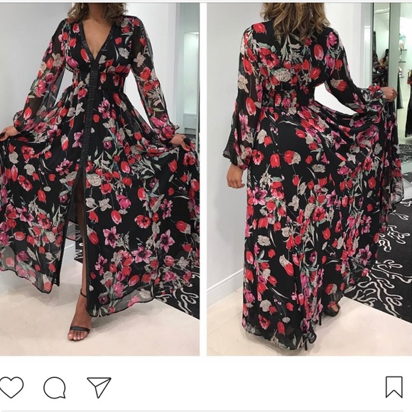 Floral print dress sold
