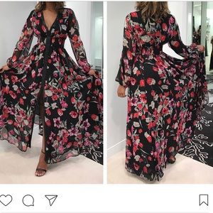 Floral print dress sold