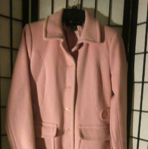 EUC Moda International Pink Coat Size 6