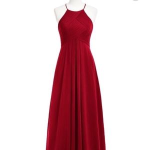 Red Floor-Length Dress - Bridesmaid, Prom, Formal