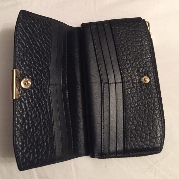 Authentic Burberry Signature Grain Leather Wallet - Picture 2 of 4