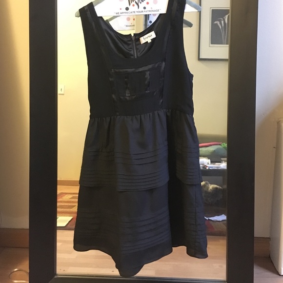 Black A-line Dress