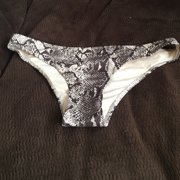 Snake skin printed Bikini bottoms