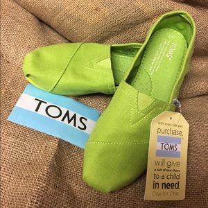 Lime Green TOMS