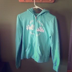 Hollister zip up hoodie