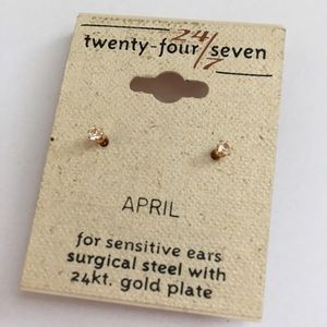 24 Kt. Gold Plated Studs