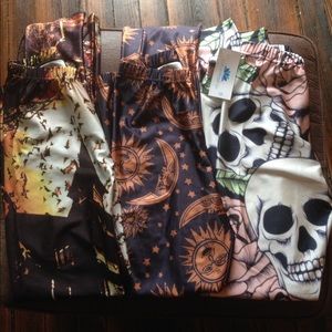 3 pair Lotus leggings