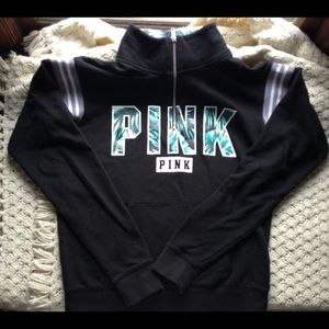VS Pink half zip