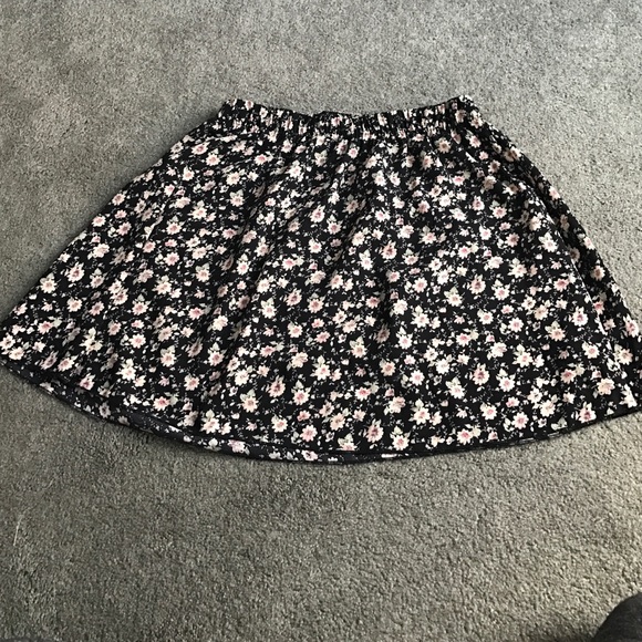 floral skater skirt