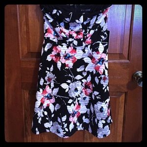 Express Strapless Dress.