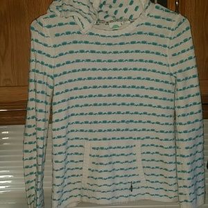 Roxy long sleeve pullover hoodie sz L