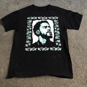 j.cole 2014 forest hills concert t-shirt