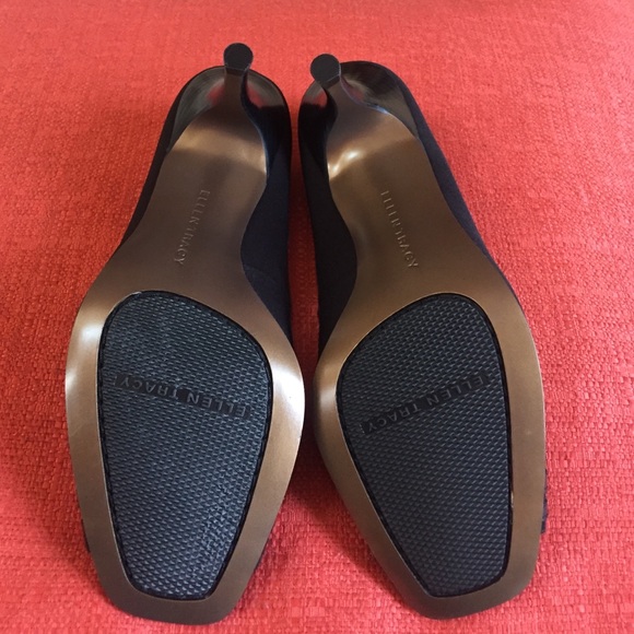 Ellen Tracy Black peep toe shoes - Picture 3 of 4