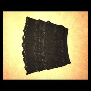 Origami by Vivien Black Ruffle Skirt