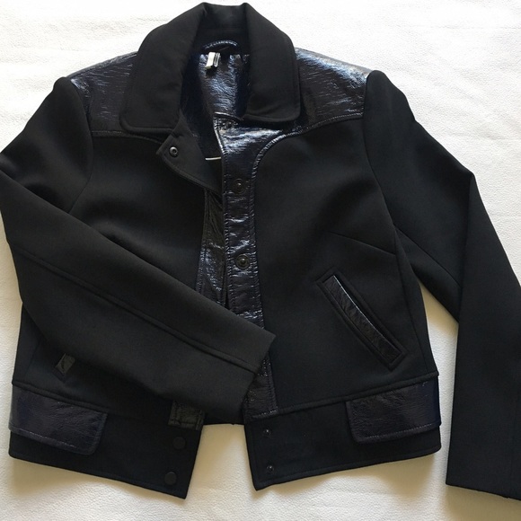 Hot Deal 🔥Patent Trim Moto Jacket
