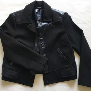 Hot Deal 🔥Patent Trim Moto Jacket