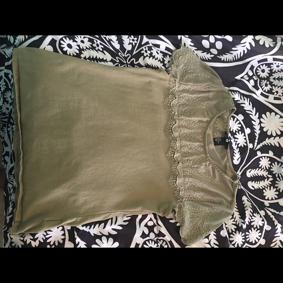 Olive Green H&M Top - Picture 1 of 2