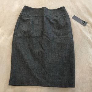 Gray pencil skirt NWT