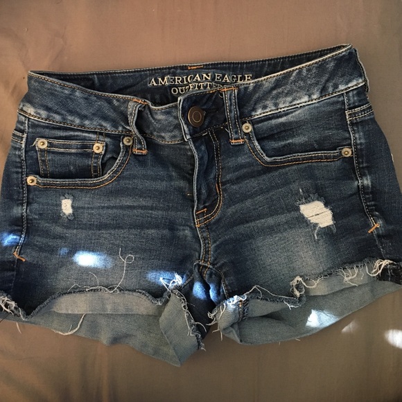 American Eagle denim shorties