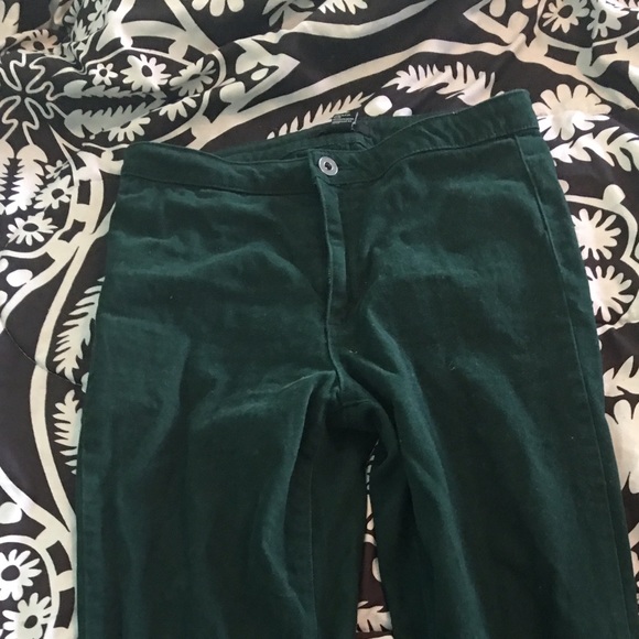 Forest Green High waisted jeans - Picture 2 of 2