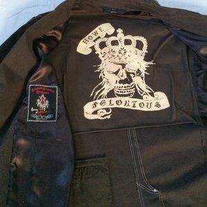 Unique brown blazer by Hause  of Howe size 44.