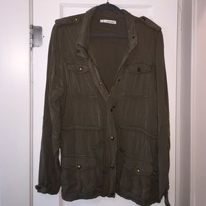 Maurices Light weight army green jacket