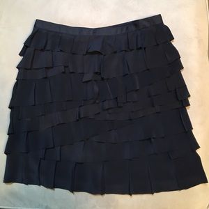 INC silk skirt, classic black