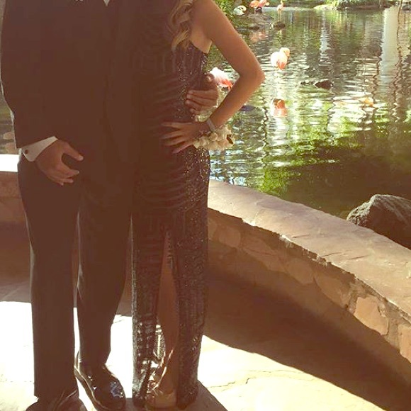 Beautiful prom dress from Macy's worn once