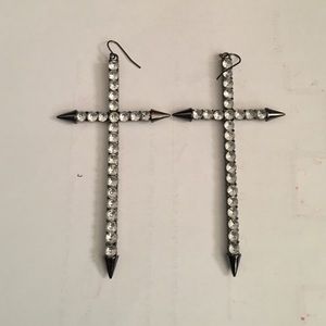 Cross earrings