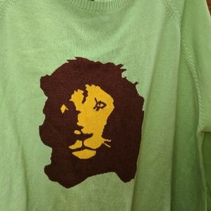 Brooklyn Industries Green Lion Sweater NWOT XL