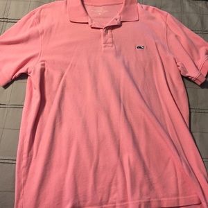 Pink vineyard vines polo size medium