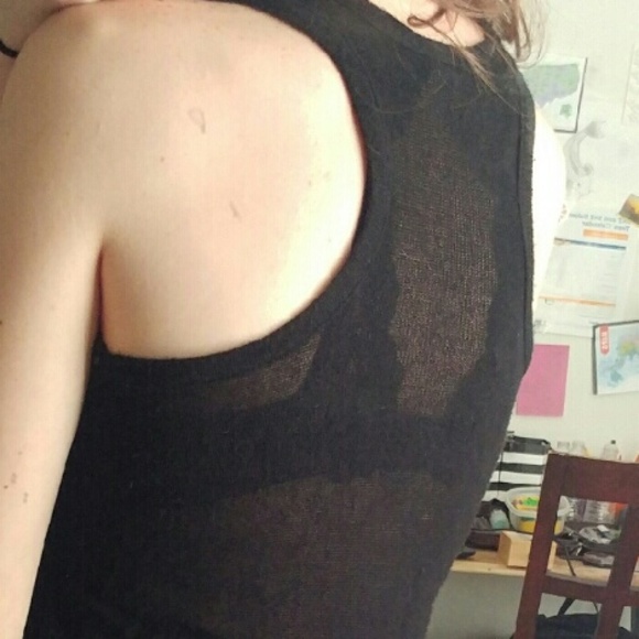 Owl Knit Racerback Tanktop - Picture 2 of 3