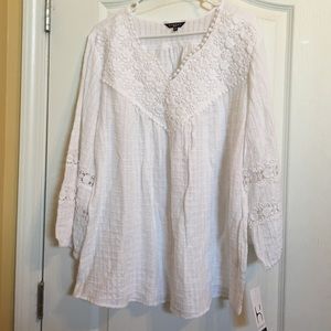 White Lace Tunic