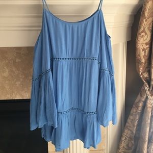 Off shoulder bell sleeve tunic/dress