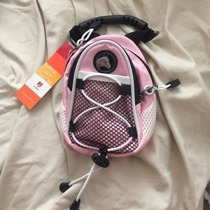 Mini pink backpack