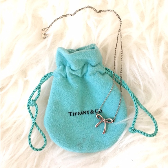 Tiffany & Co. Jewelry - Tiffany Bow Pendant Necklace Tiffany Silver Bow