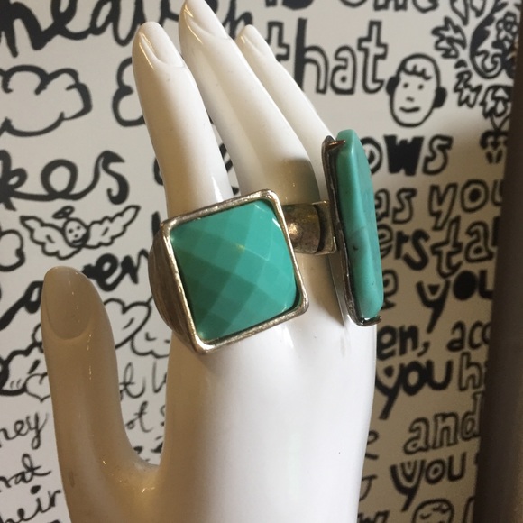 Turquoise Ring Set - Picture 2 of 3