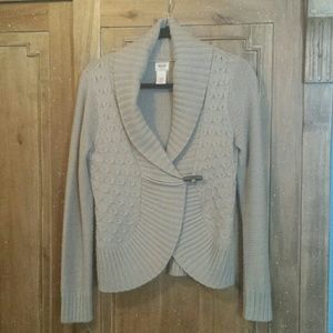 Mossimo taupe wrap sweater cardigan