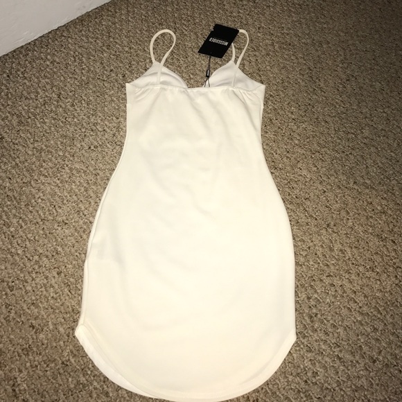 Very cute and tight white dress from misguided