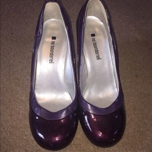 Purple No Boundaries heels