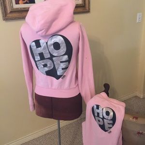 Pink Victoria Secret sweat set. Hope