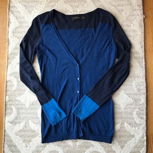 the limited // color block cardigan