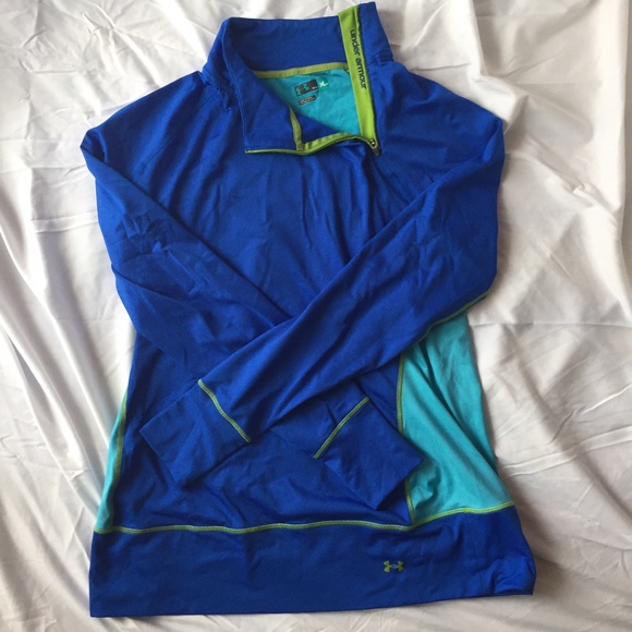 Under Armour blue long sleeved shirt