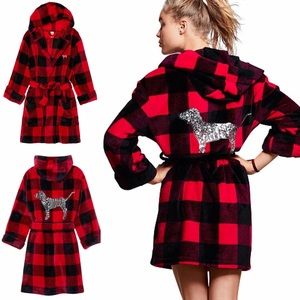 NWT PINK ROBE W SEQUINS