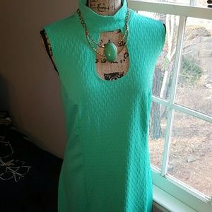 Ashley Steward NWOT  dress Teal color size 22/24